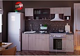 Кухня Зара 2м цвет фасада ясень светлый