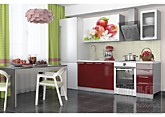 Кухня София красные яблоки 1,6м